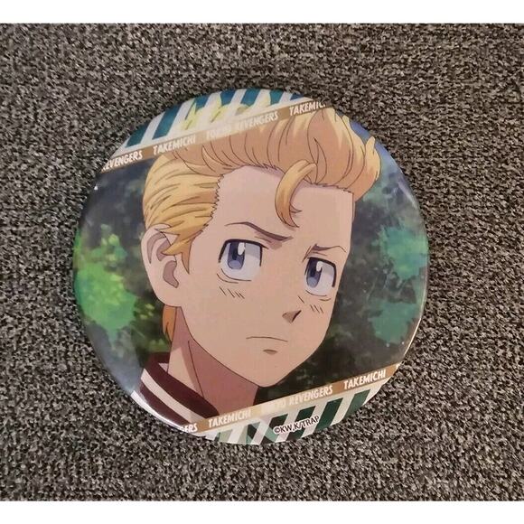 Tokyo Revengers Takemichi Hanagaki Can Badge Pin - Picture 1 of 2
